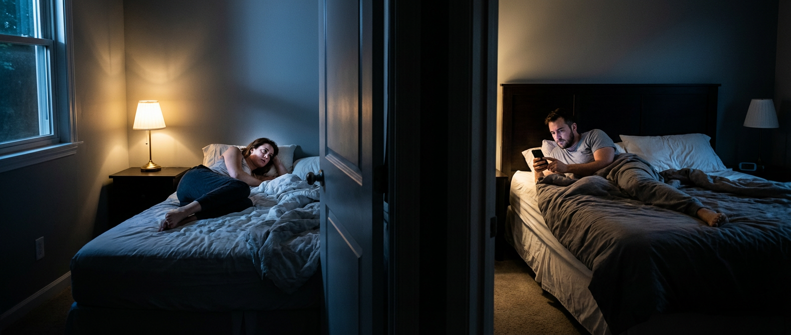 I Tried Sleep Divorce for a Month and Everything I Believed About Relationships Got Weird