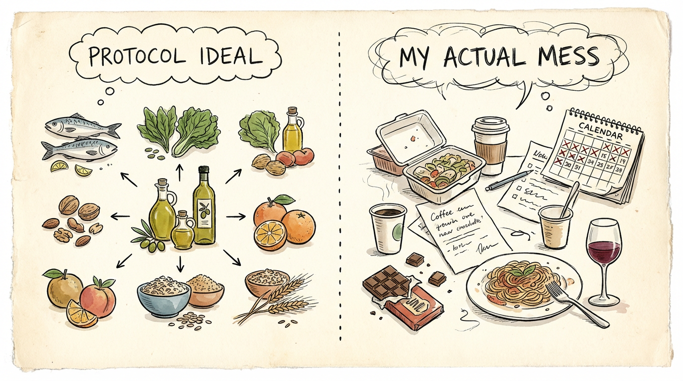 I Tried the Mediterranean Longevity Protocol and Mostly Failed, Which Taught Me Everything